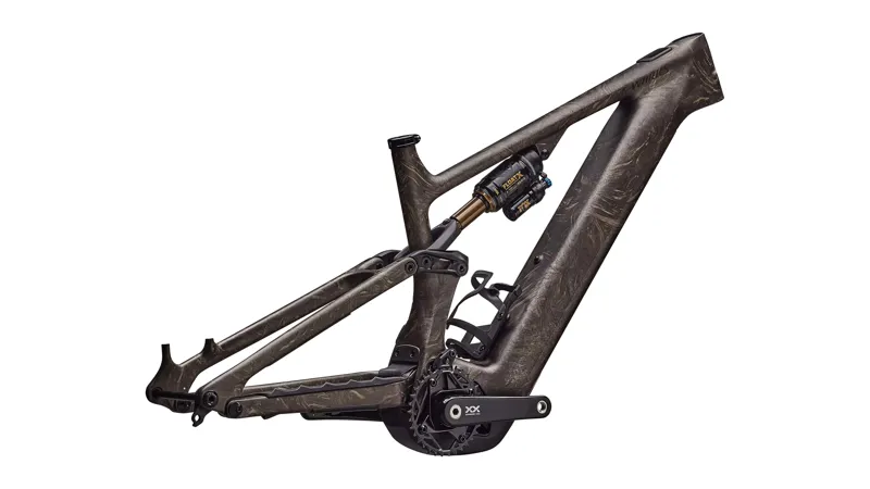Specialized S-Works Turbo Levo 4 Frameset in Satin Taupe / Gunmetal Strata / Metallic Obsidian-2