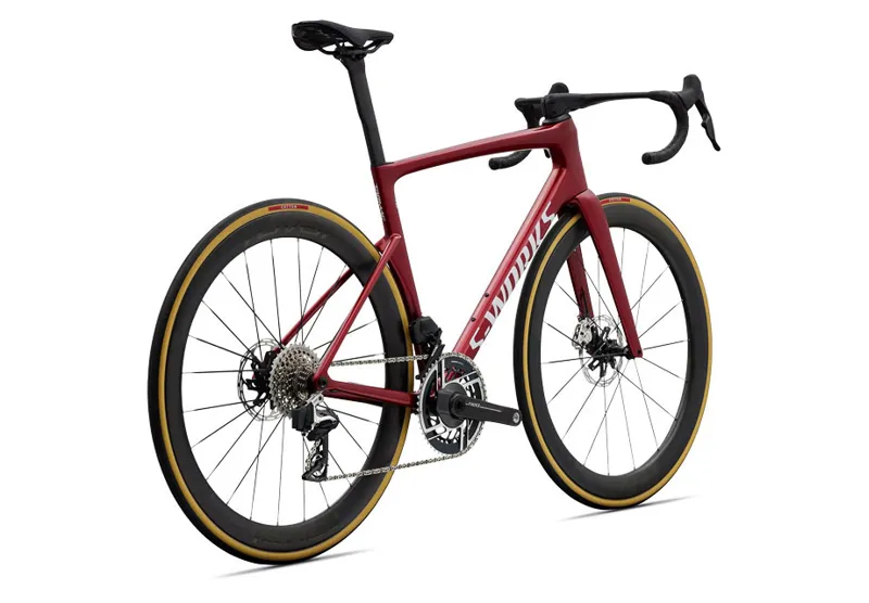 Specialized S-Works Tarmac SL9 - SRAM RED AXS  in Ruby/White Silver-2