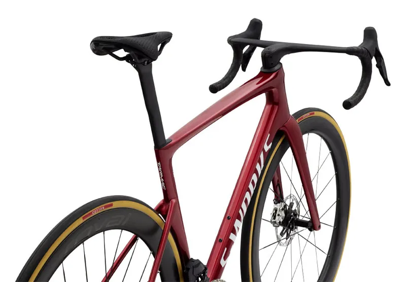 Specialized S-Works Tarmac SL9 - SRAM RED AXS  in Ruby/White Silver-3