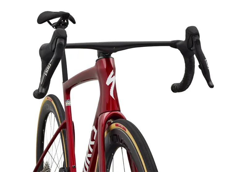 Specialized S-Works Tarmac SL9 - SRAM RED AXS  in Ruby/White Silver-4