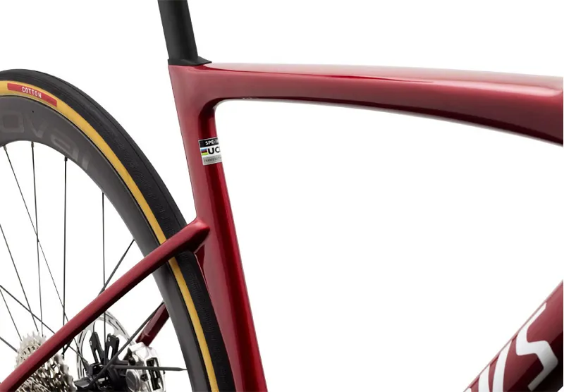Specialized S-Works Tarmac SL9 - SRAM RED AXS  in Ruby/White Silver-5