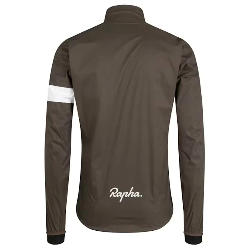 Men's Core Rain Jacket II in Deep Coffee/White-1