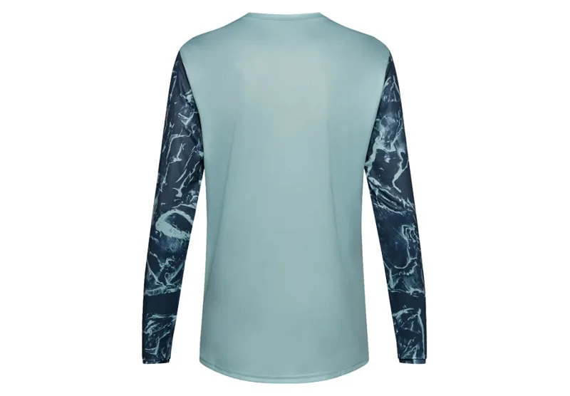 Fox Ranger Long Sleeve Jersey Image Print in Artic Blue-1