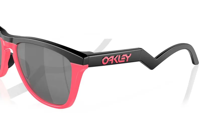Oakley Frogskins Hybrid Matt Black/Neon Pink w/ Prizm Black-2