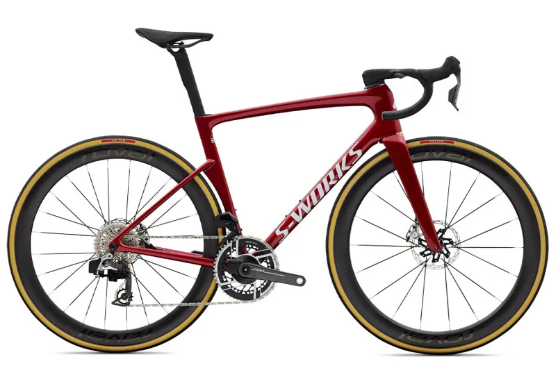 Specialized S-Works Tarmac SL9 - SRAM RED AXS  in Ruby/White Silver