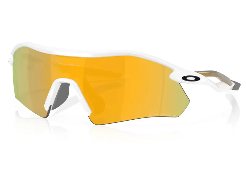 Oakley Radar Plate 24k Gold lens with white frame