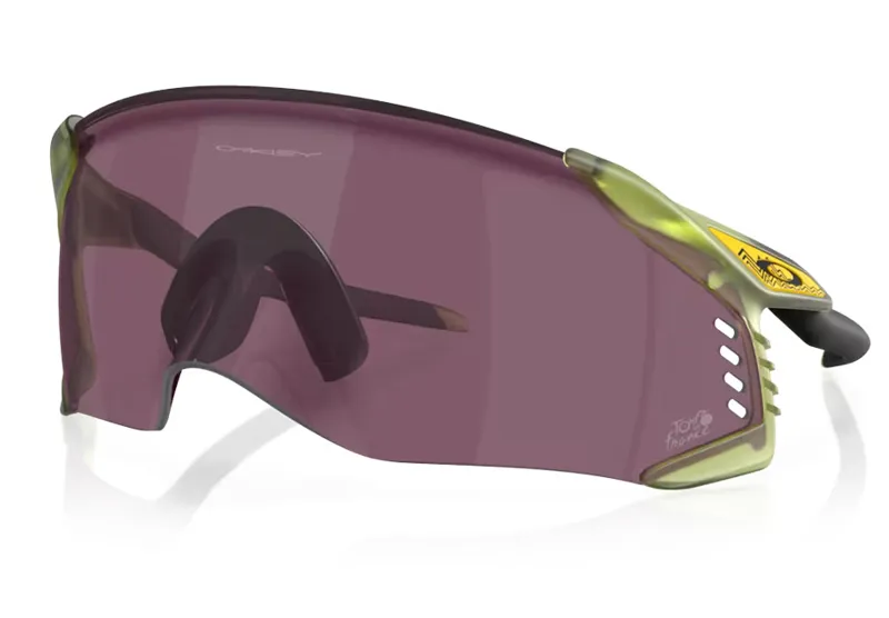 Oakley Velo Kato Transparent Fern/Prizm Road black - Tour de France