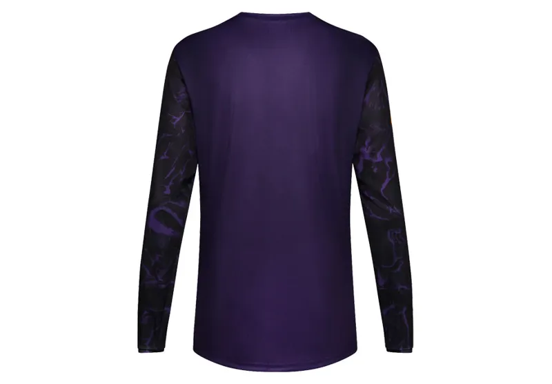 Fox Ranger Long Sleeve Jersey Image Print in Plum Purple-1