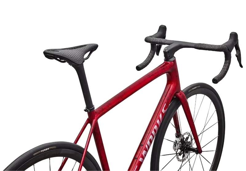 Specialized S-Works Aethos 2 - SRAM Red AXS in Sandstone Metallic Base/Red Tint-3