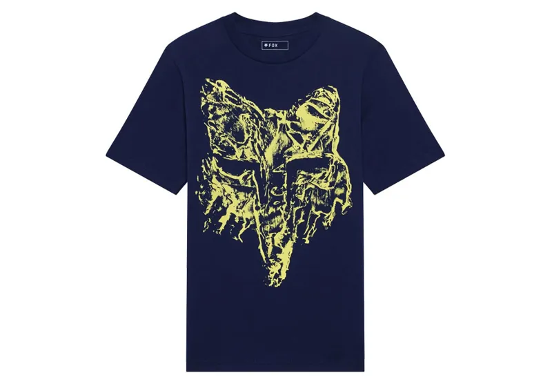 Fox Youth Image Print Hd Tee in Navy