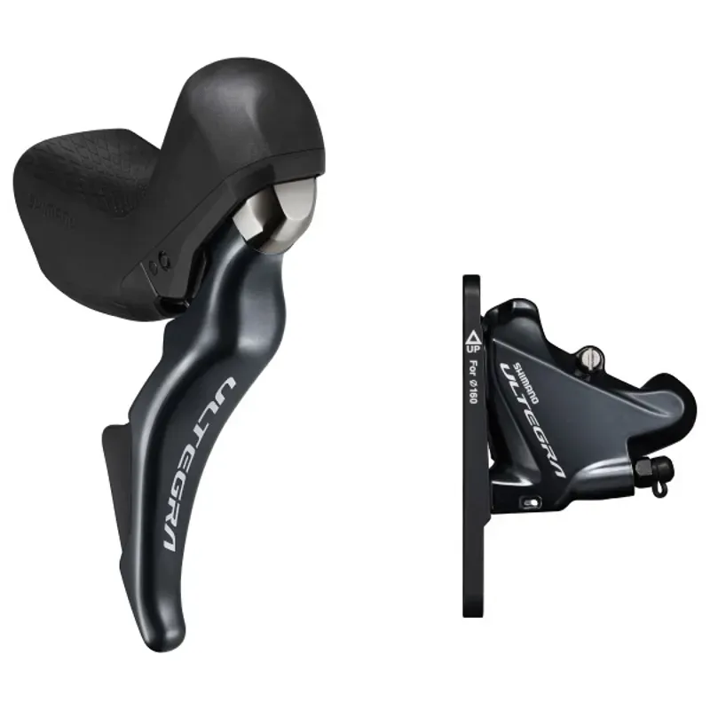 Shimano ST-R8025 Ultegra short reach STI bled with BR-R8070 calliper Left