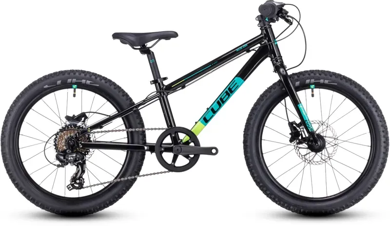 Cube Acid 200 Disc Children's Bike in Black/Green