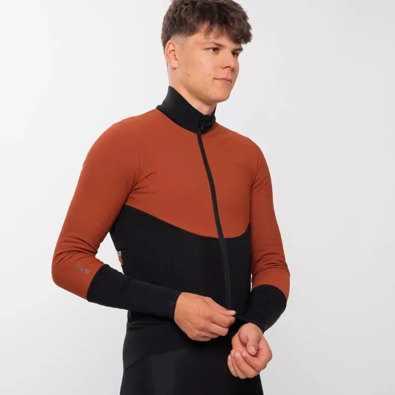 Spatzwear Wintr Jacket with Bundled Burnr Light in Brown-4