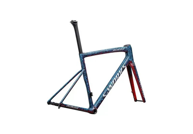 Specialized S-Works Tarmac SL8 Frameset in Blue/Team FDJ Suez-3