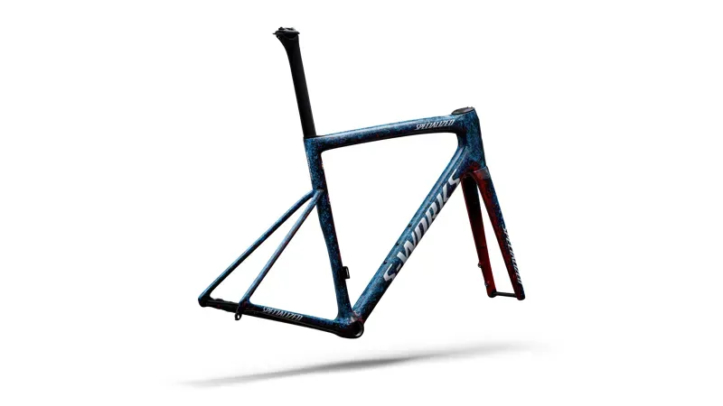Specialized S-Works Tarmac SL8 Frameset in Blue/Team FDJ Suez-6