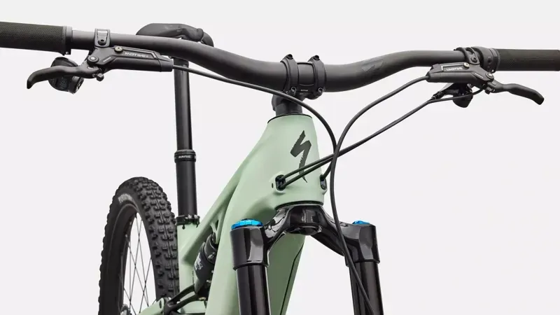 Specialized Turbo Levo R Expert eMountain Bike in Satin Pistachio-4