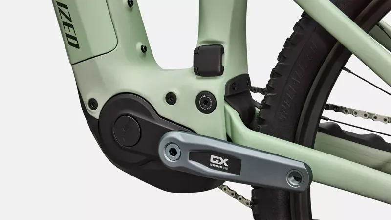 Specialized Turbo Levo R Expert eMountain Bike in Satin Pistachio-6