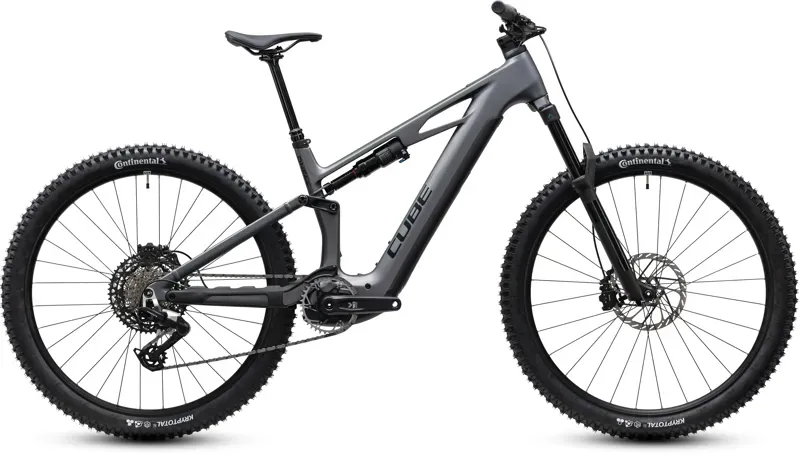 Cube Stereo Hybrid ONE44 HPC EXC 800 eMountain Bike in Slab Grey/Black