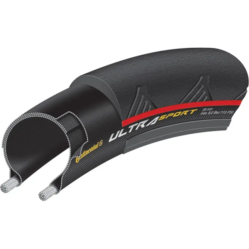 Continental Ultra Sport II 700 x 28C Black